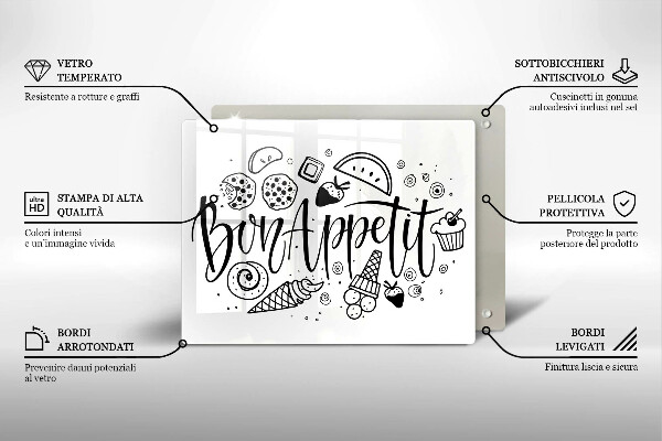Zaščitna plošča za štedilnik Bon Appetit