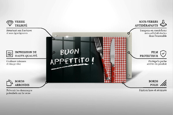 Zaščitna plošča za štedilnik Buon Appetito!