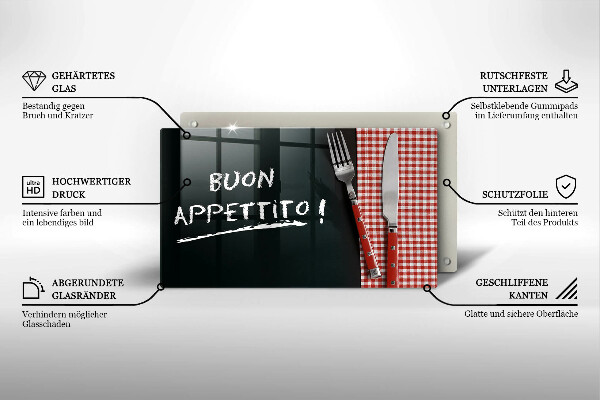 Zaščitna plošča za štedilnik Buon Appetito!