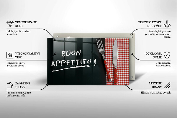 Zaščitna plošča za štedilnik Buon Appetito!