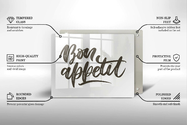 Zaščitna plošča za štedilnik Bon Appetit felirat