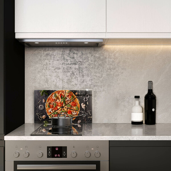 Zaščitna plošča za štedilnik Pica z gobami