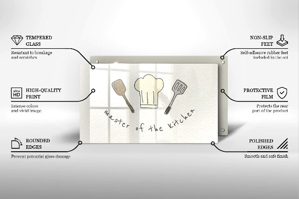 Zaščitna plošča za štedilnik Master of the Kitchen