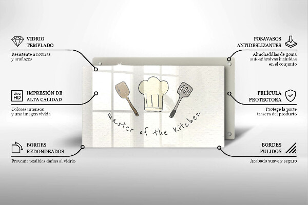 Zaščitna plošča za štedilnik Master of the Kitchen