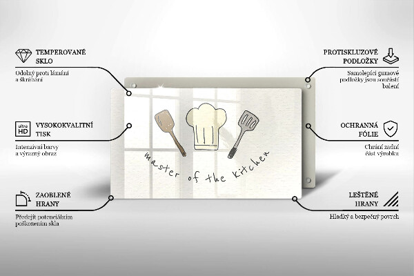 Zaščitna plošča za štedilnik Master of the Kitchen