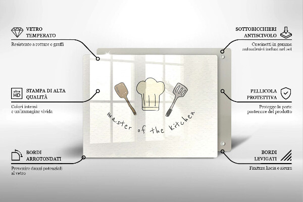 Zaščitna plošča za štedilnik Master of the Kitchen