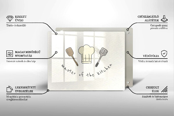 Zaščitna plošča za štedilnik Master of the Kitchen