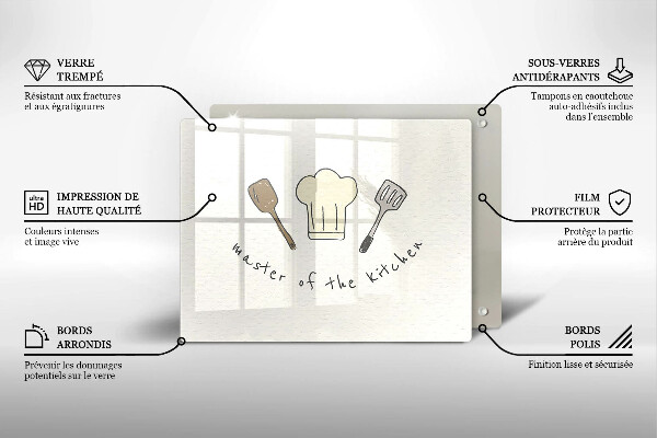 Zaščitna plošča za štedilnik Master of the Kitchen