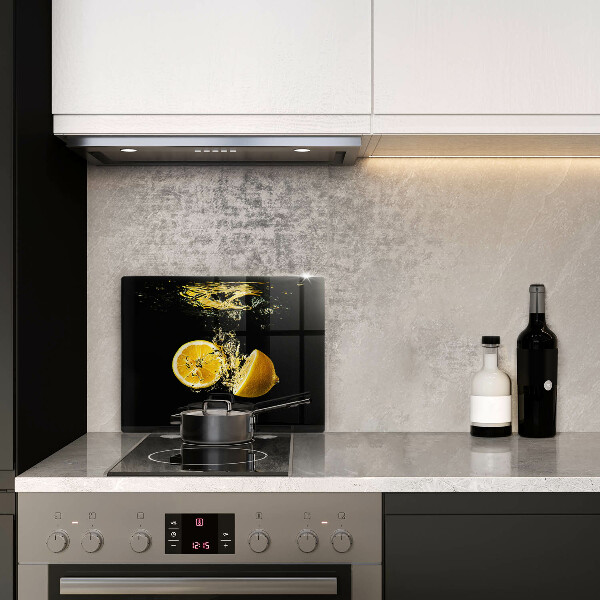 Zaščitna plošča za štedilnik Sočni sadeži limone