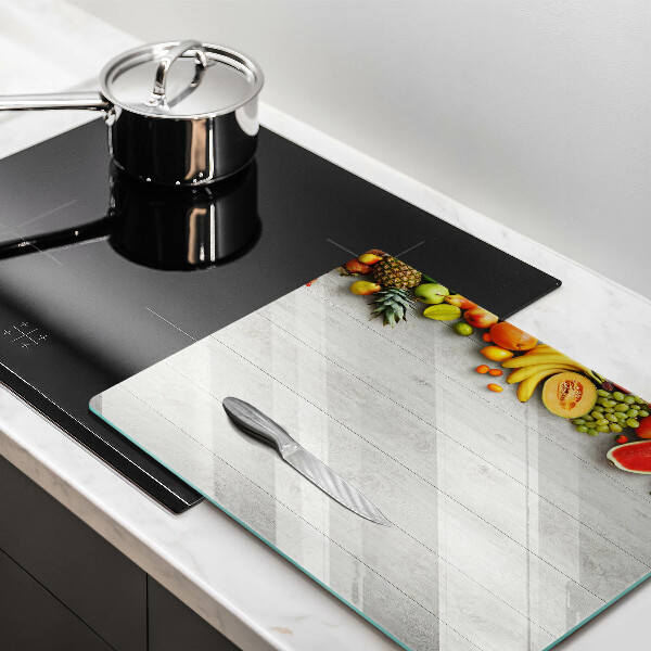 Zaščitna plošča za štedilnik Sadje na deskah