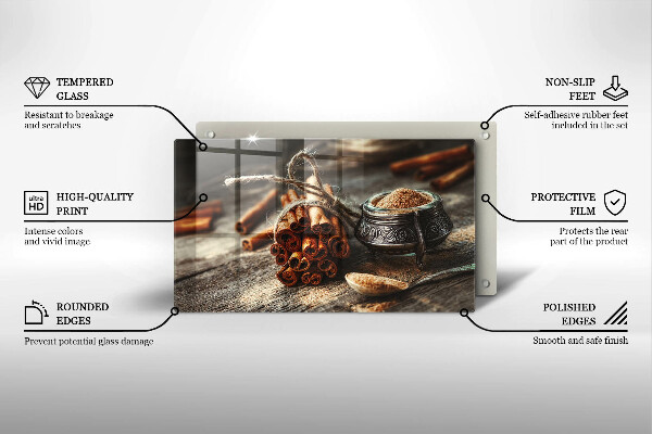 Zaščitna plošča za štedilnik Vaniljev strok