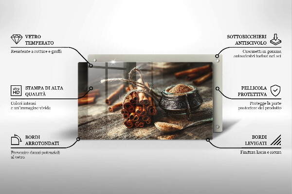 Zaščitna plošča za štedilnik Vaniljev strok