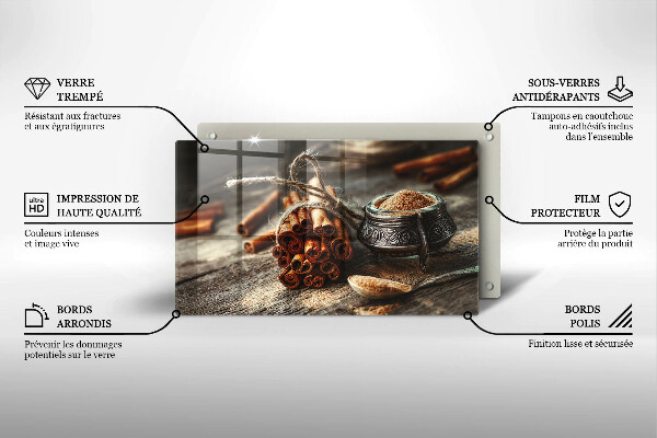 Zaščitna plošča za štedilnik Vaniljev strok