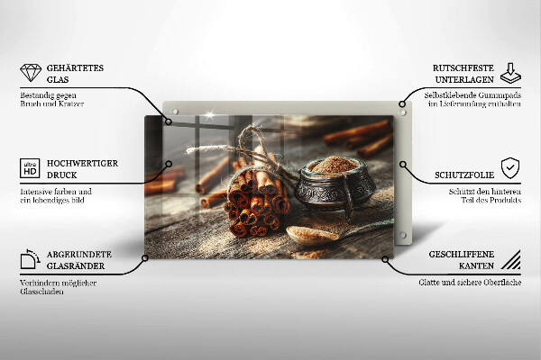 Zaščitna plošča za štedilnik Vaniljev strok