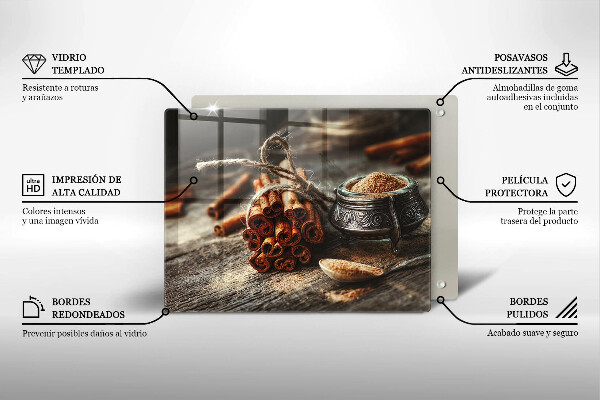 Zaščitna plošča za štedilnik Vaniljev strok