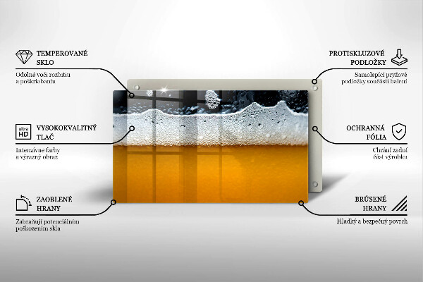 Zaščitna plošča za štedilnik Pijte pivsko peno