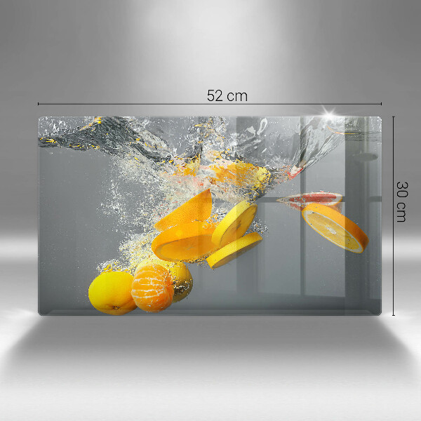 Zaščitna plošča za štedilnik Limone v vodi