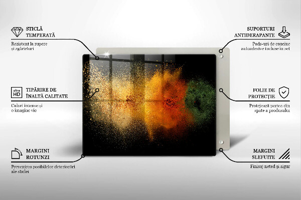 Zaščitna plošča za štedilnik Pisane začimbe