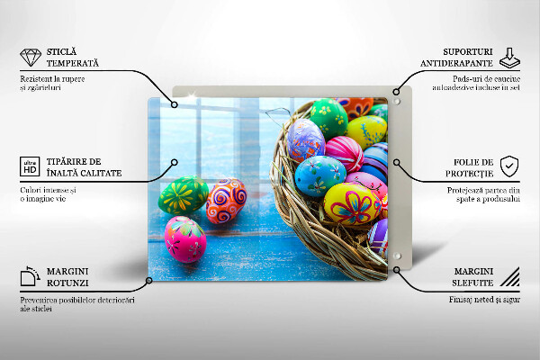 Zaščitna plošča za štedilnik Velikonočna jajca Velikonočna jajca
