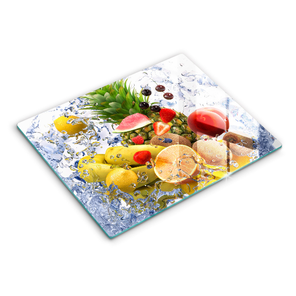 Zaščitna plošča za štedilnik Sočno sadje in voda