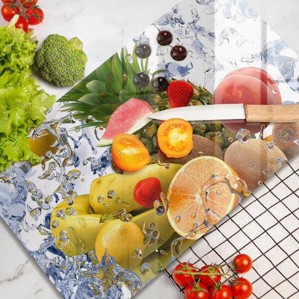Zaščitna plošča za štedilnik Sočno sadje in voda
