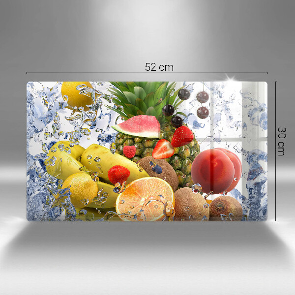 Zaščitna plošča za štedilnik Sočno sadje in voda