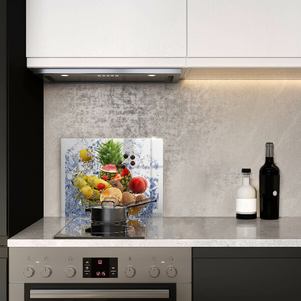 Zaščitna plošča za štedilnik Sočno sadje in voda