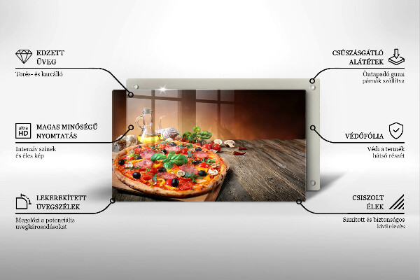 Zaščitna plošča za štedilnik Italijanska pica