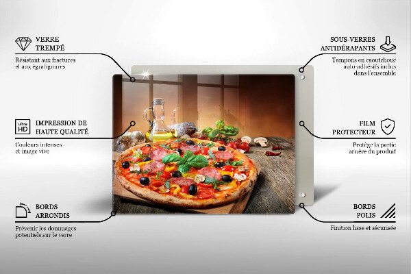 Zaščitna plošča za štedilnik Italijanska pica