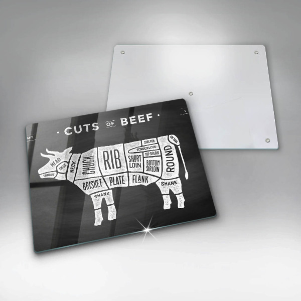 Zaščitna plošča za štedilnik Govedina iz kravjega mesa