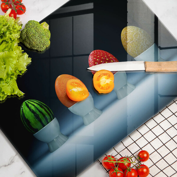 Zaščitna plošča za štedilnik Abstraktna sadna jajca