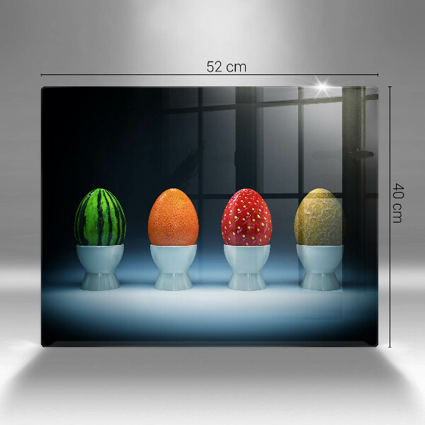 Zaščitna plošča za štedilnik Abstraktna sadna jajca