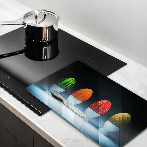 Zaščitna plošča za štedilnik Abstraktna sadna jajca