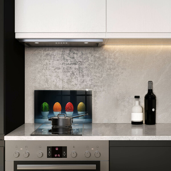 Zaščitna plošča za štedilnik Abstraktna sadna jajca