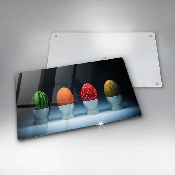 Zaščitna plošča za štedilnik Abstraktna sadna jajca