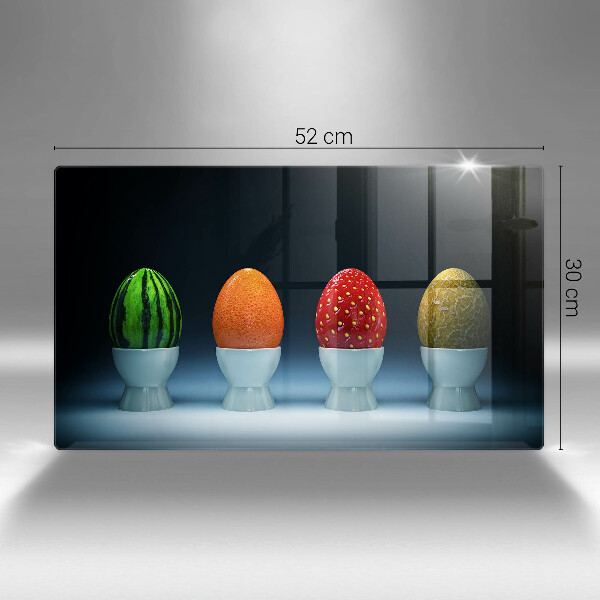 Zaščitna plošča za štedilnik Abstraktna sadna jajca