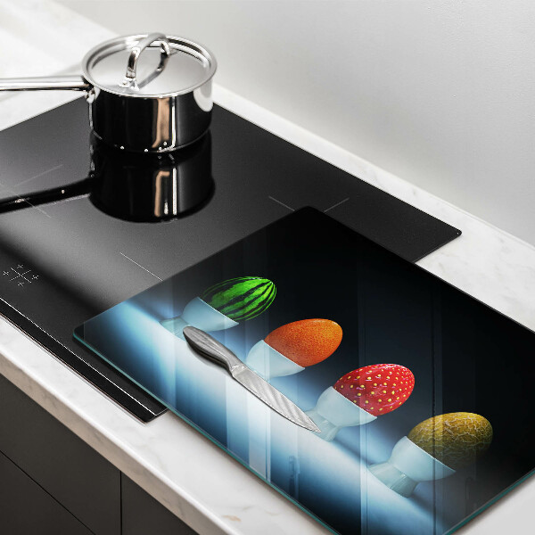 Zaščitna plošča za štedilnik Abstraktna sadna jajca