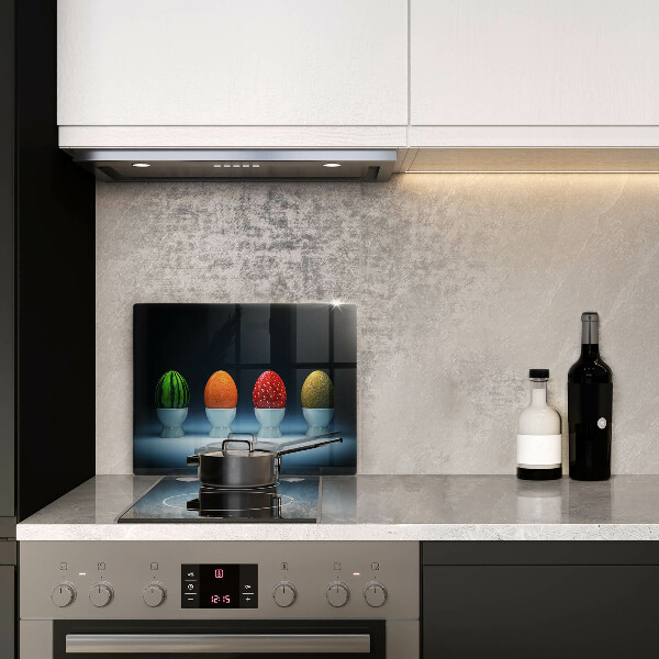 Zaščitna plošča za štedilnik Abstraktna sadna jajca