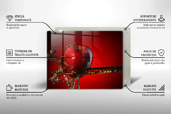 Zaščitna plošča za štedilnik Jabolčno sadje v vodi