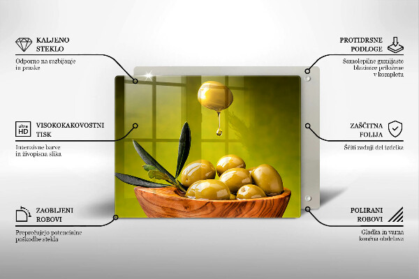 Zaščitna plošča za štedilnik Okusne olive