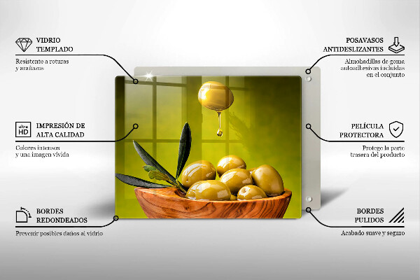 Zaščitna plošča za štedilnik Okusne olive