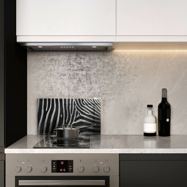 Zaščitna plošča za štedilnik Zebraste črte