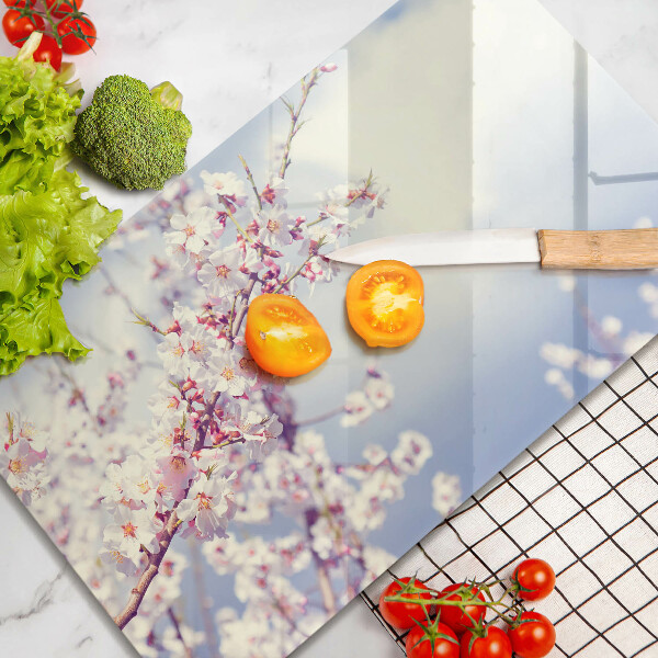 Zaščitna plošča za štedilnik Cvetoče drevo