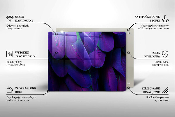 Zaščitna plošča za štedilnik Neonsko perje