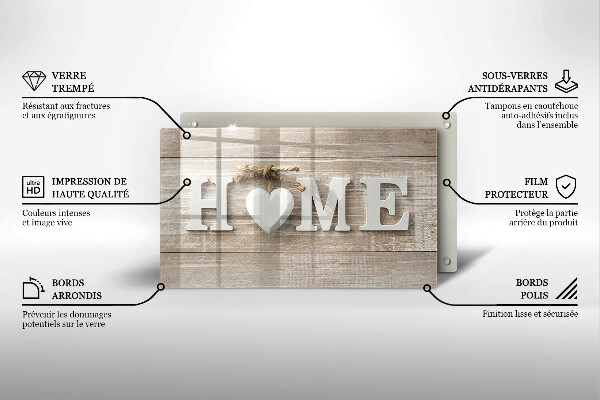 Zaščitna plošča za štedilnik Home