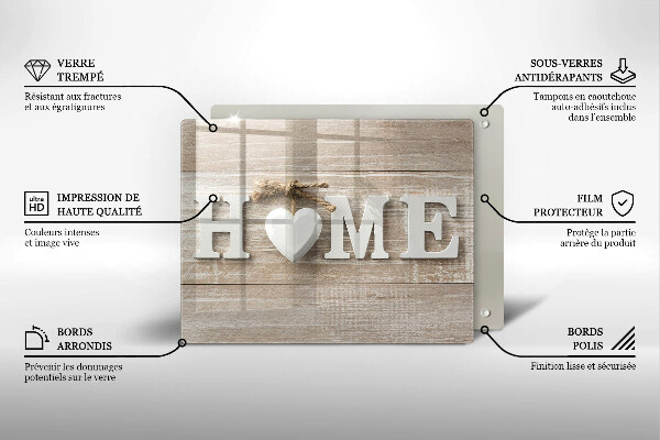 Zaščitna plošča za štedilnik Home