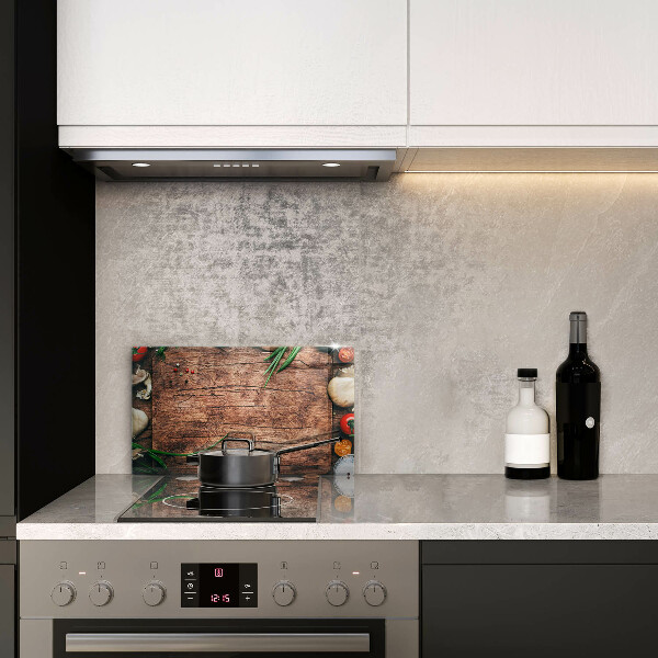 Zaščitna plošča za štedilnik Lesena kuhinjska deska