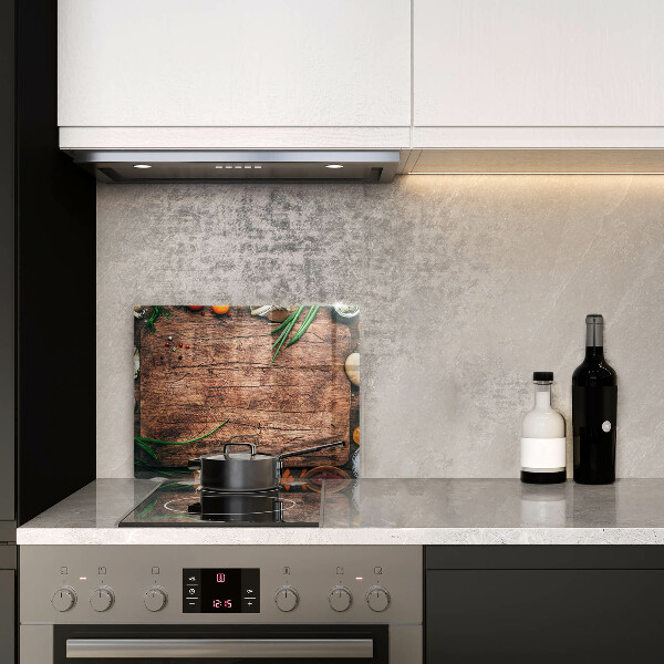 Zaščitna plošča za štedilnik Lesena kuhinjska deska