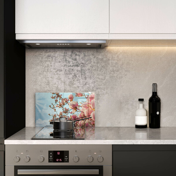 Zaščitna plošča za štedilnik Drevo rožnatih cvetov