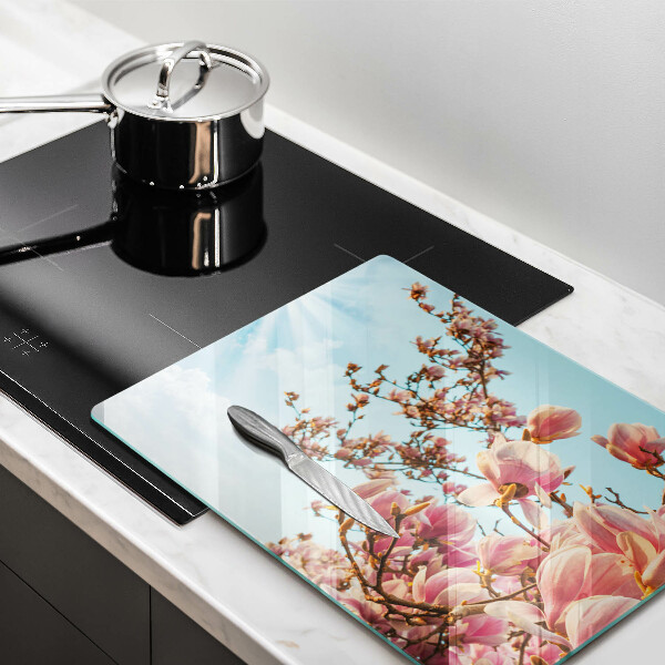 Zaščitna plošča za štedilnik Drevo rožnatih cvetov
